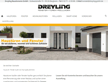 Tablet Screenshot of dreyling-gmbh.de